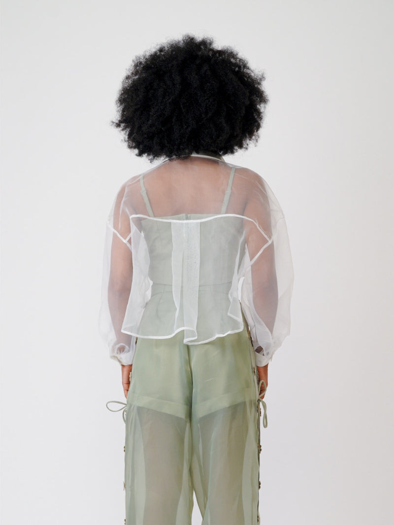 Fleur Top - White