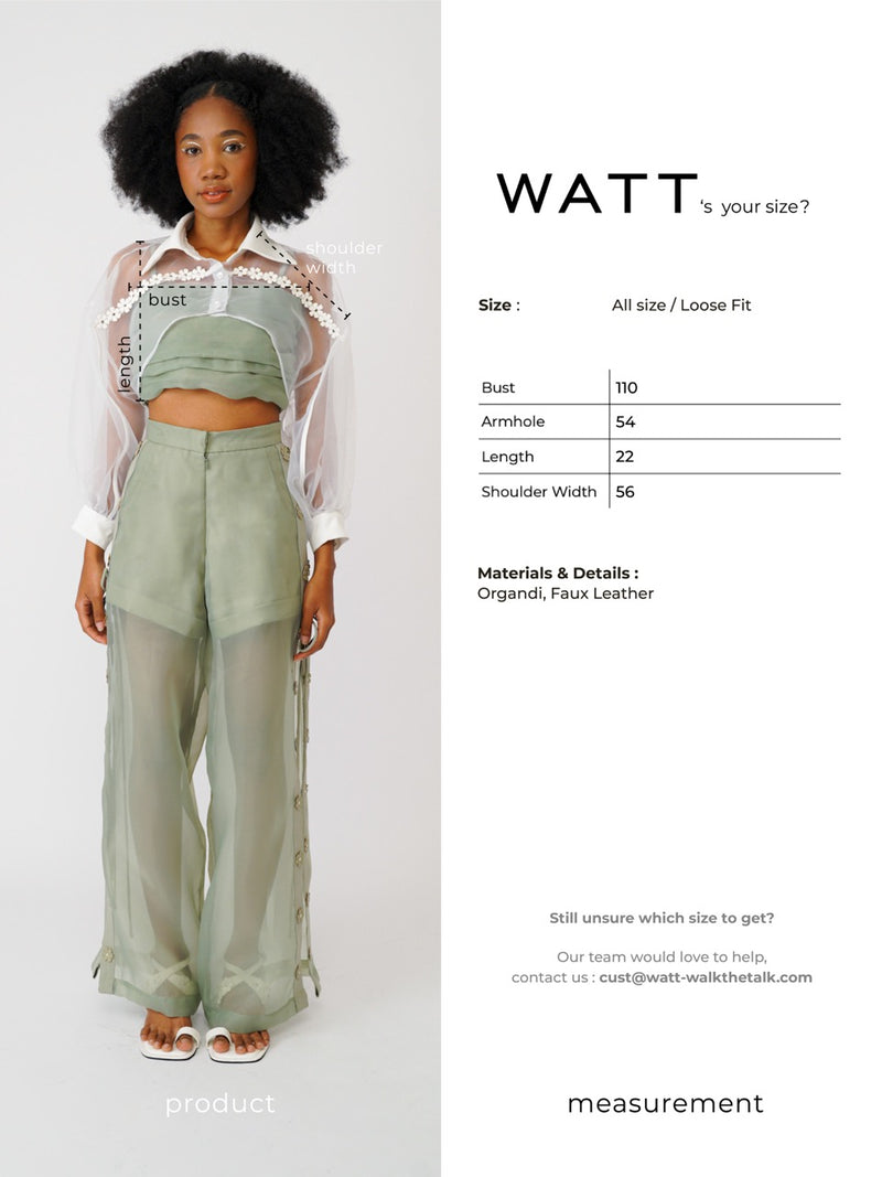 Fleur Top - White
