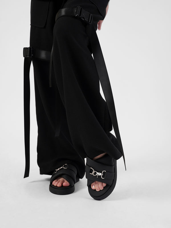 Belt Pants - Black