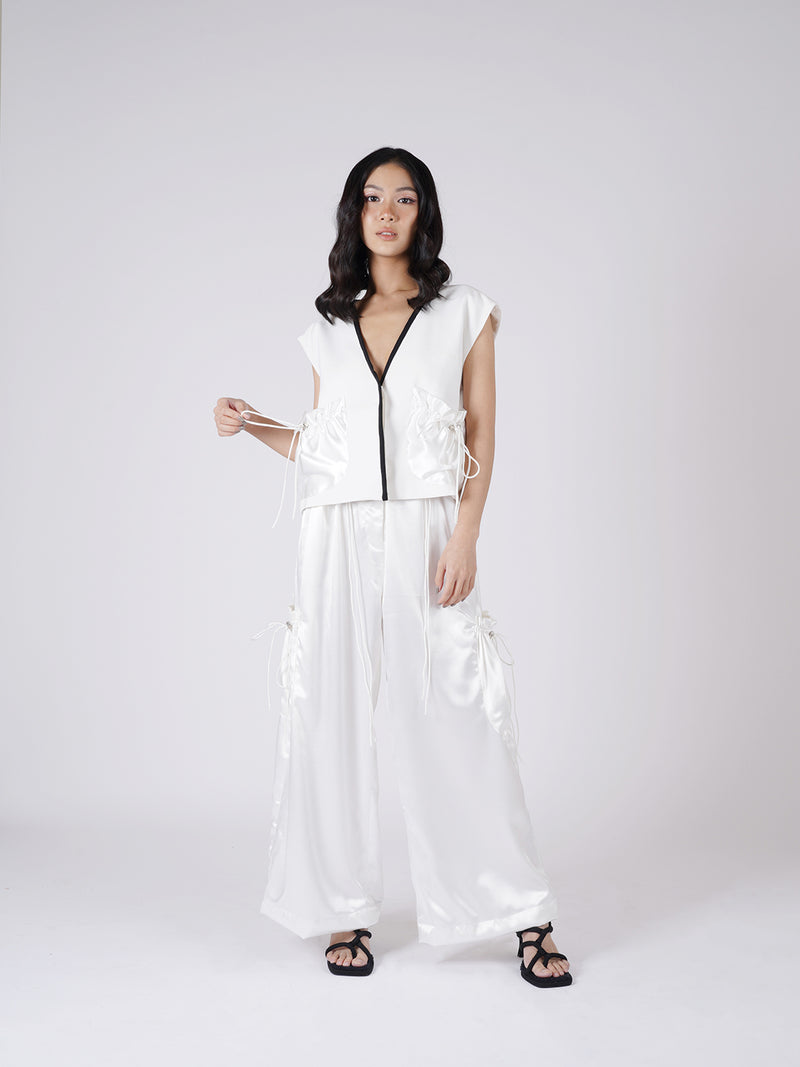 Pocket Pants - White