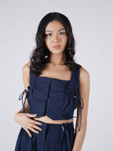 Poly Top - Navy