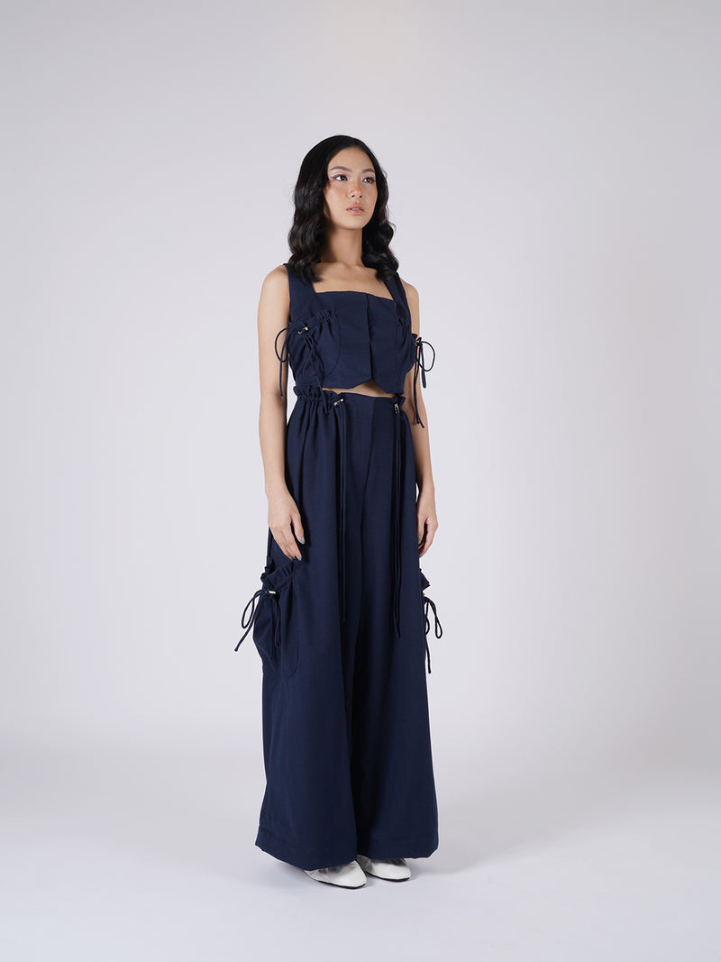 Poly Top - Navy