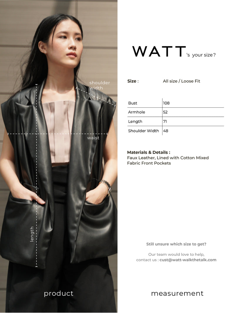 Reign Vest - Black