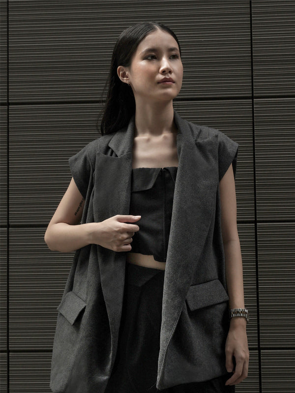 Reign Vest - Grey