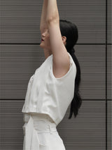 Rhythm Vest - White