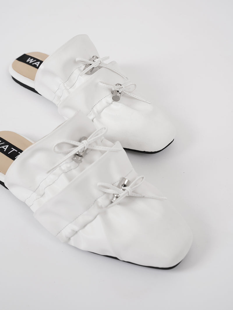 Rocco Mules - White
