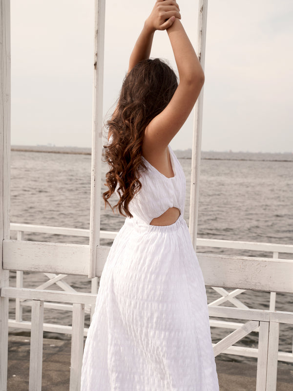 Sisley Dress - White