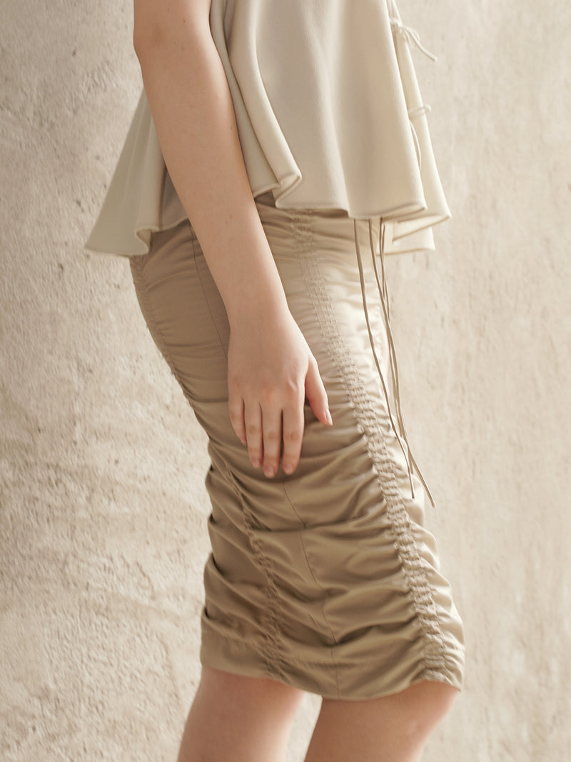 Sprout Skirt - Nude Brown