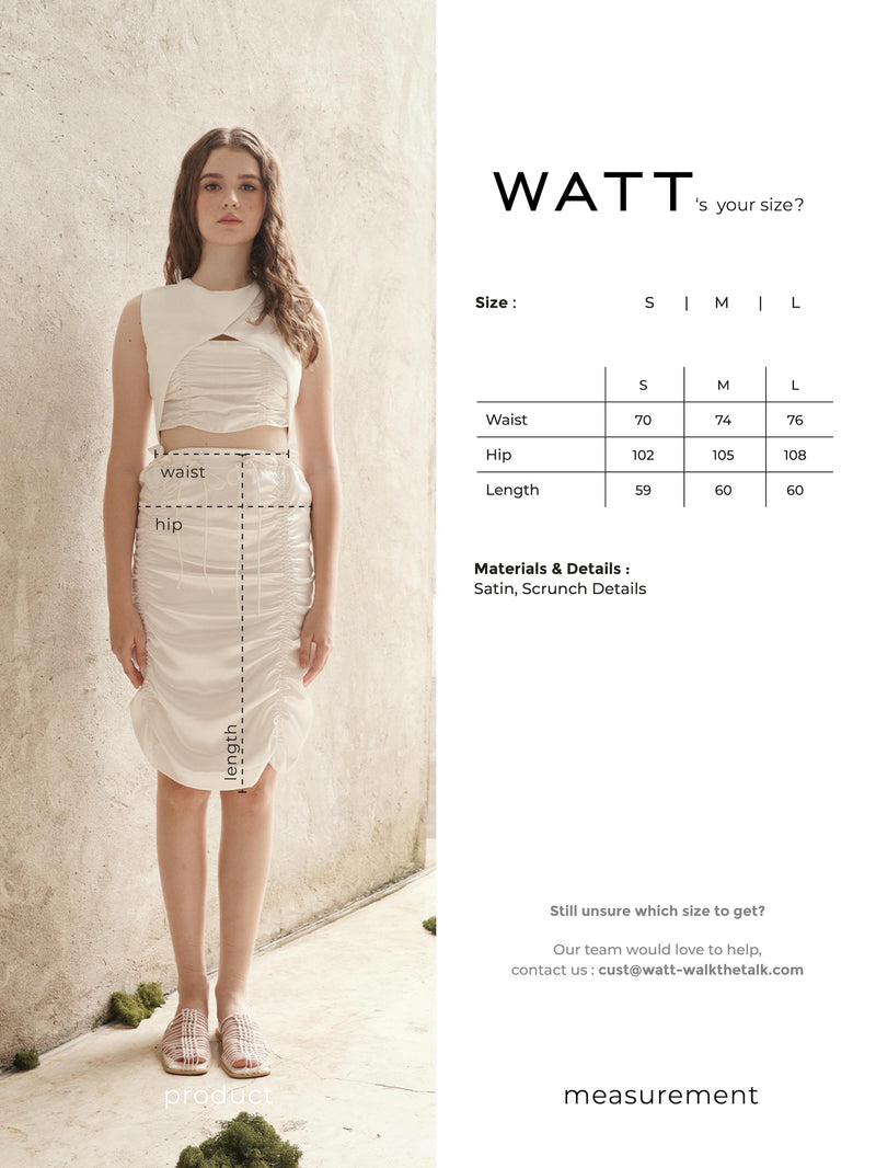 Sprout Skirt - White