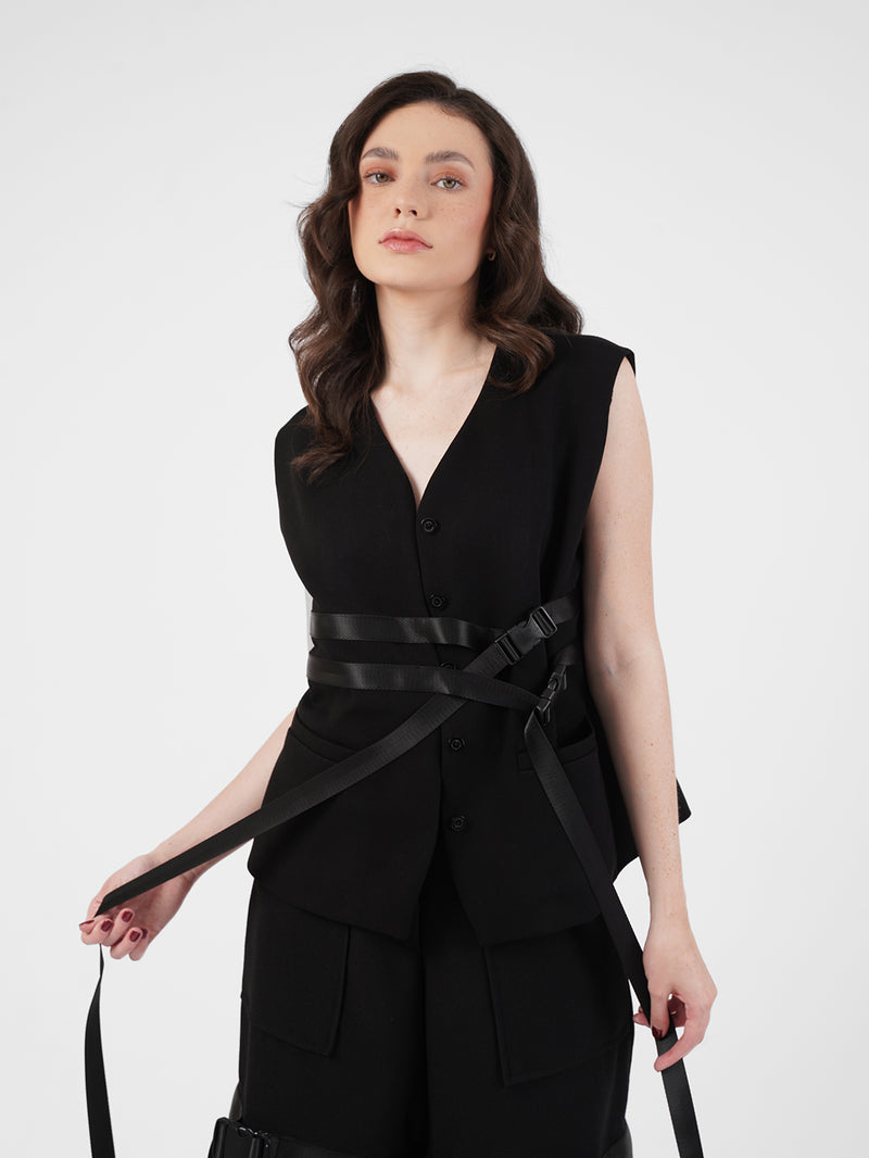 Belt Vest - Black