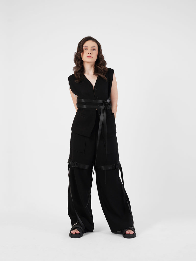 Belt Vest - Black