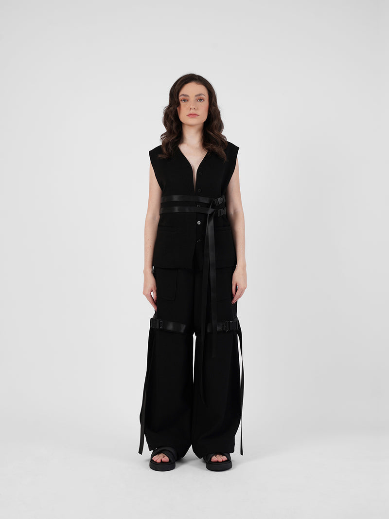 Belt Vest - Black