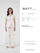 Belt Vest - White