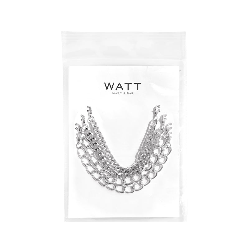 Ankle Chains - Silver (Set of 4)