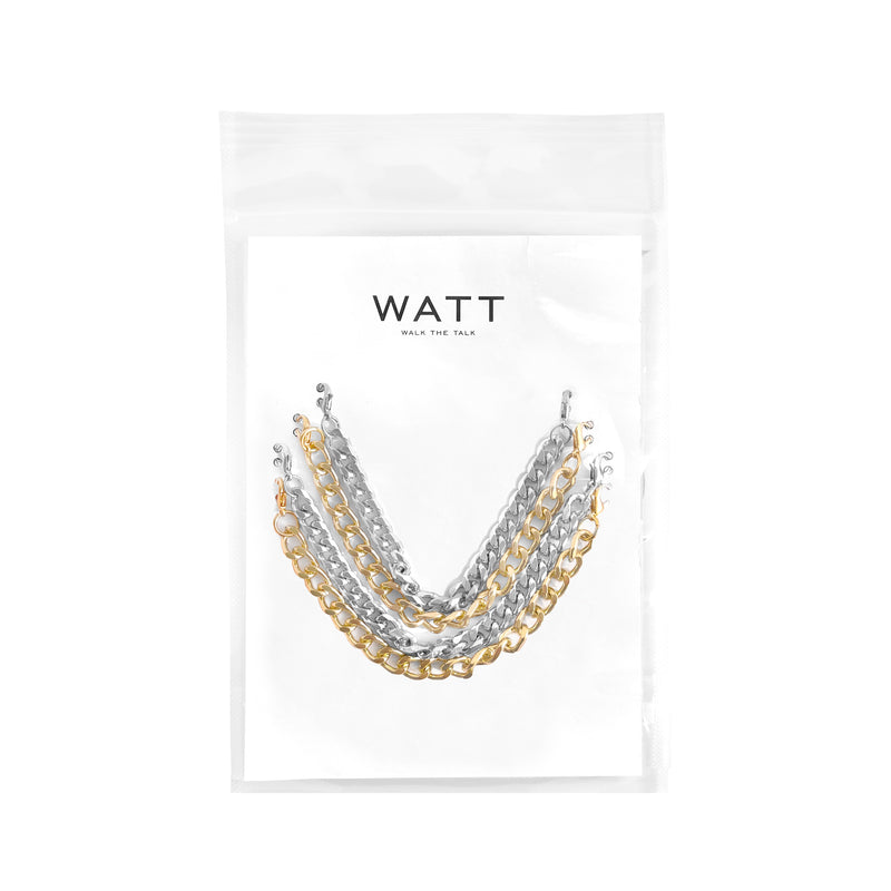 Ankle Chains - Silver Gold (Set of 4)